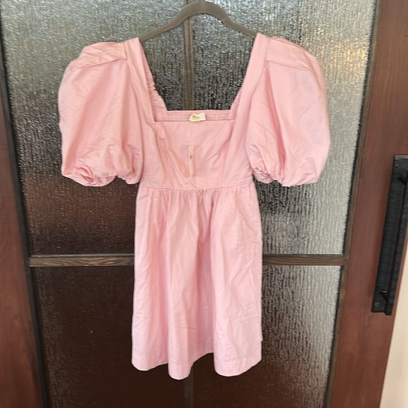 Maeve pink puff sleeve dress size XS new - Picture 7 of 14